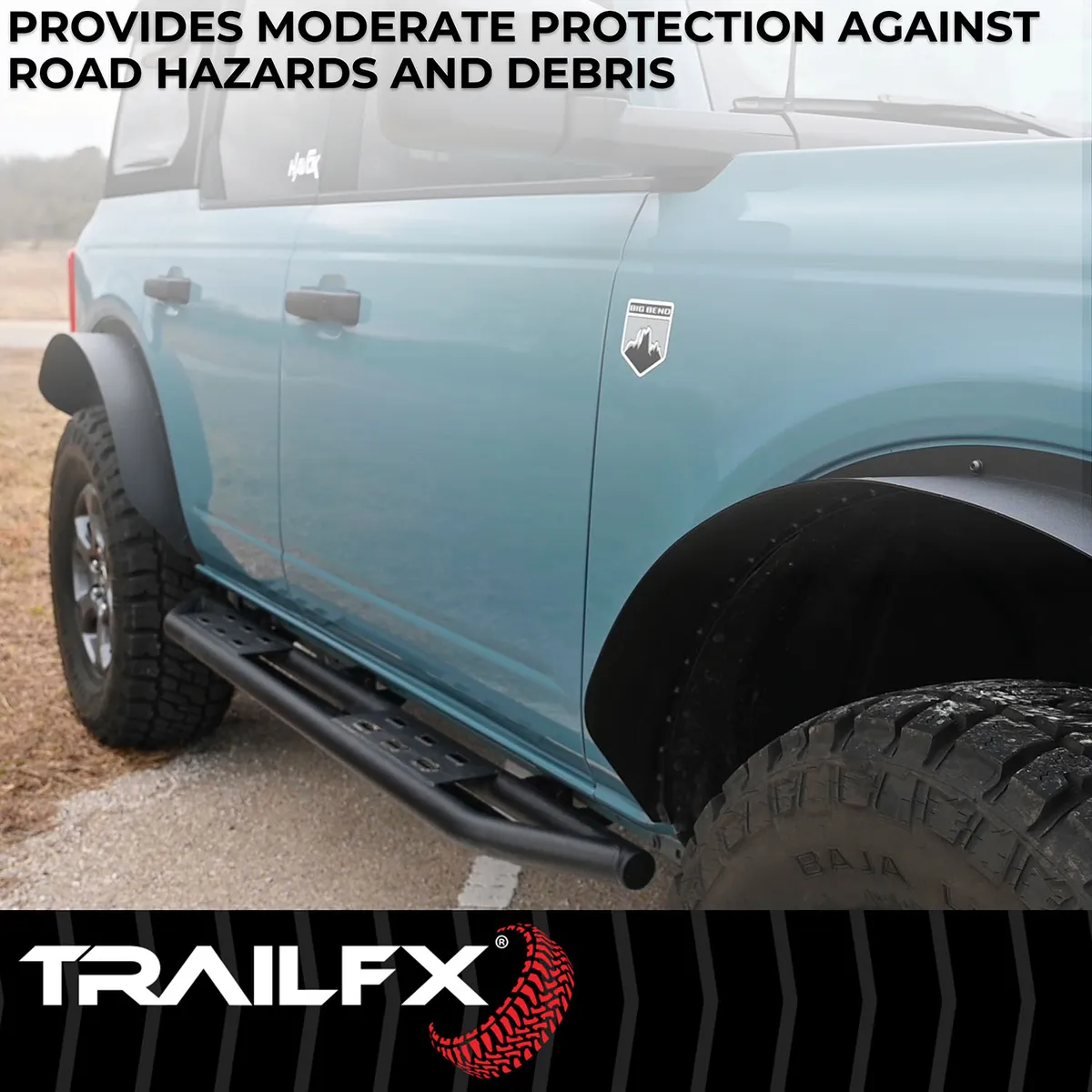 Bronco 4DR Rocker Protection Step product image