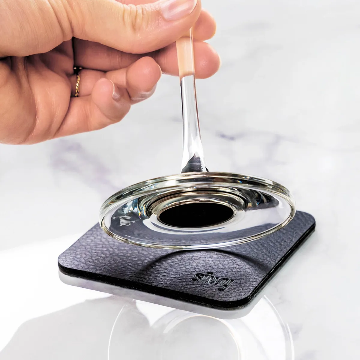 Magnetic crystal glasses WINE BORDEAUX product image