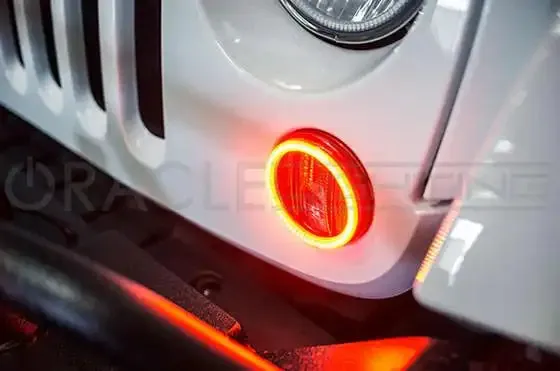 ORACLE Lighting 2007-2017 Jeep Wrangler JK LED Surface Mount Turn Signal Halo Kit product image