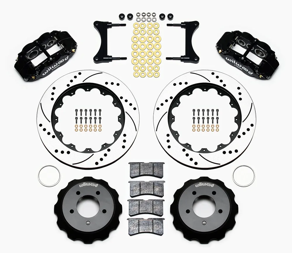 1993 - 1995 Mazda Forged Narrow Superlite 6R Big Brake Front Brake Kit (Hat) - 140-11964 product image