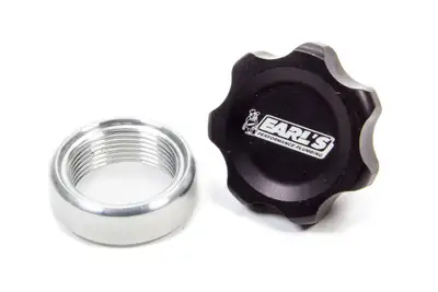 Earl's Performance Billet Fillet Cap Kit W/Aluminum Weld Bung
