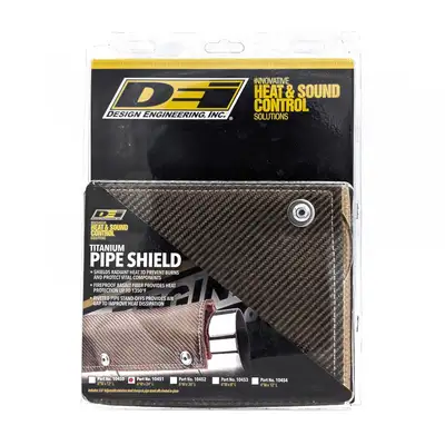 Design Engineering DEI Titanium Pipe Shield - Exhaust Heat Shield 2ft x 6in