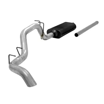 Flowmaster 98-01 Dodge Ram 1/2Ton / 3/4Ton 5.2L / 5.9L 2/4 Wheel Drive All Wheelbases 3.00in Outlet 70 Series Big Block II Muffler Force II SOS Mandrel Bent Tubing 16 Gauge Aluminized Steel