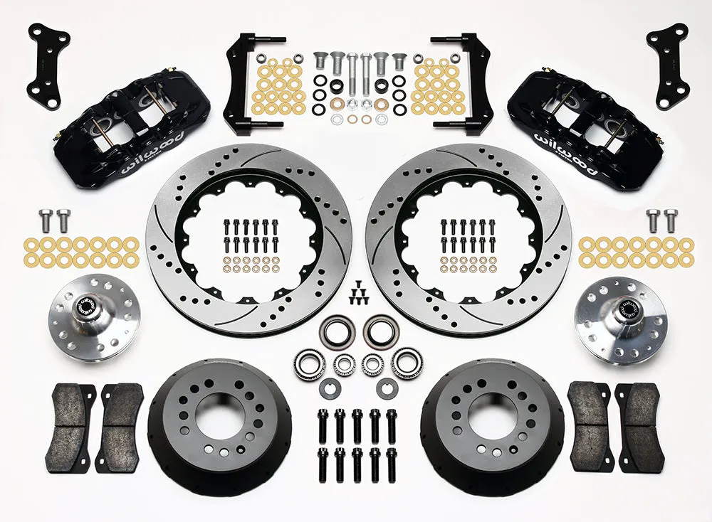 1960 - 1982 Buick, Chevrolet, Ford, GMC, Mercury, Oldsmobile, Pontiac AERO6 Big Brake Front Brake Kit - 140-15053 product image