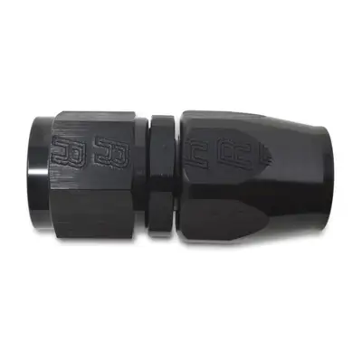 Edelbrock 20AN Straight Hose End Black