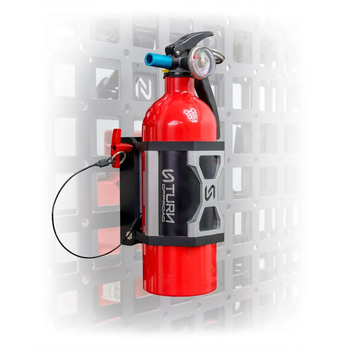 Quick Release Fire Extinguisher Mount | Universal Mount + L-Track Mounting Kit product image