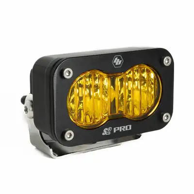 Baja Designs LED Light Wide Cornering Pattern Baja Amber S2 Pro Baja Designs