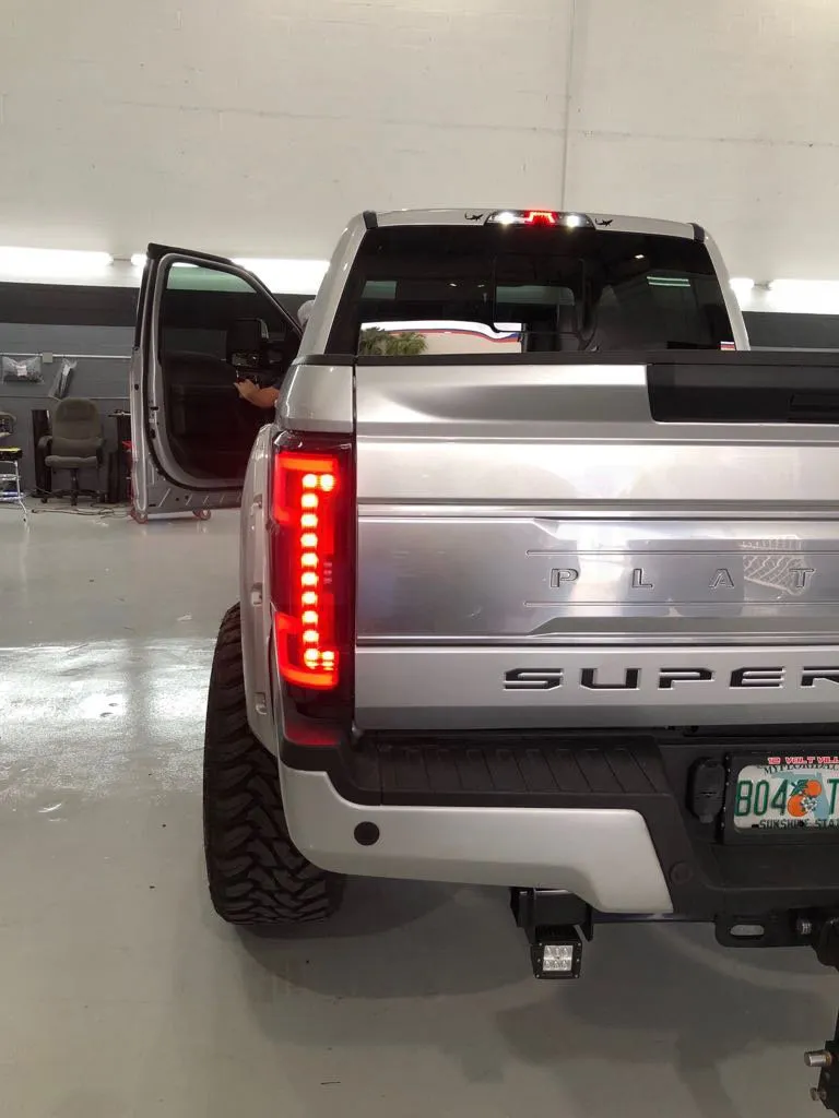 Ford Superduty F250350450550 17-19 Replaces OEM LED Style Tail Lights With Blis Blind Spot Warning System Oled Tail product image