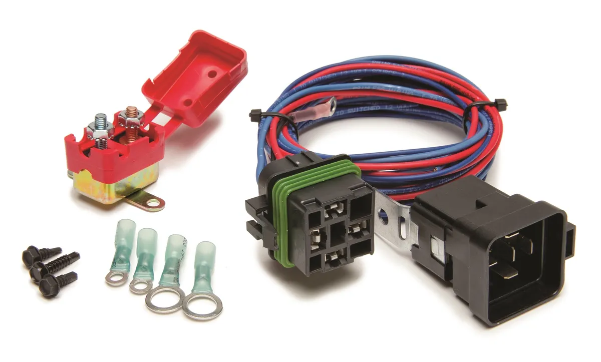 Weatherproof Water Pump Relay; Incl. Heavy Duty Relay/Circuit Breaker/Relay Base w/Harness/Extreme Condition Heat-Shrinkable Crimp-On Terminals/Mounting Hardware; product image