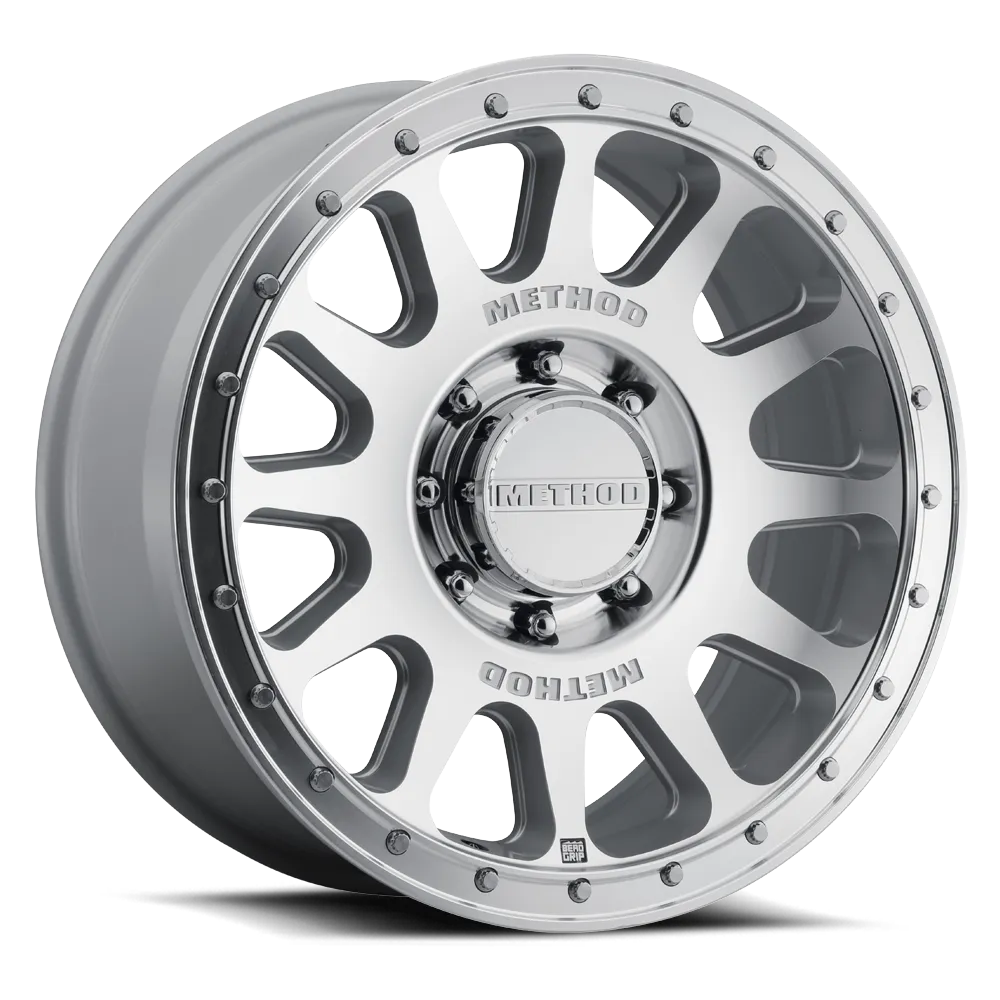 MR709 HD Bead Grip 17x8.5 0mm Offset 6x135 87mm Centerbore Machined - Clear Coat product image