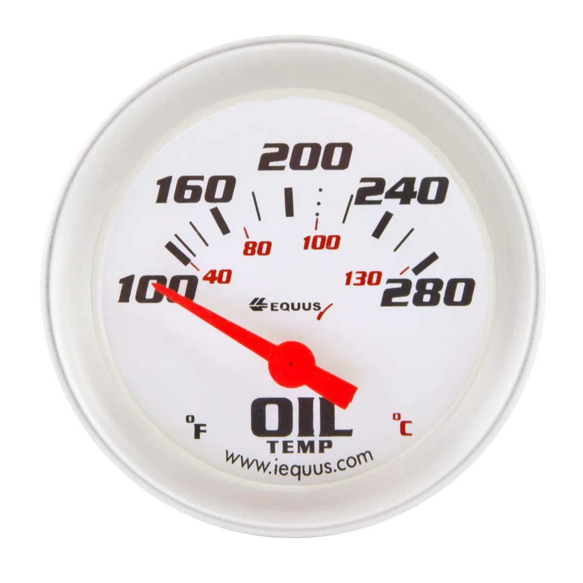 2.0 Dia Oil Temp Gauge Silver 100-280 product image