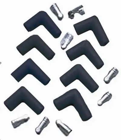 Taylor Cable Taylor Cable 90 Degree Boot/Terminal Kit Black