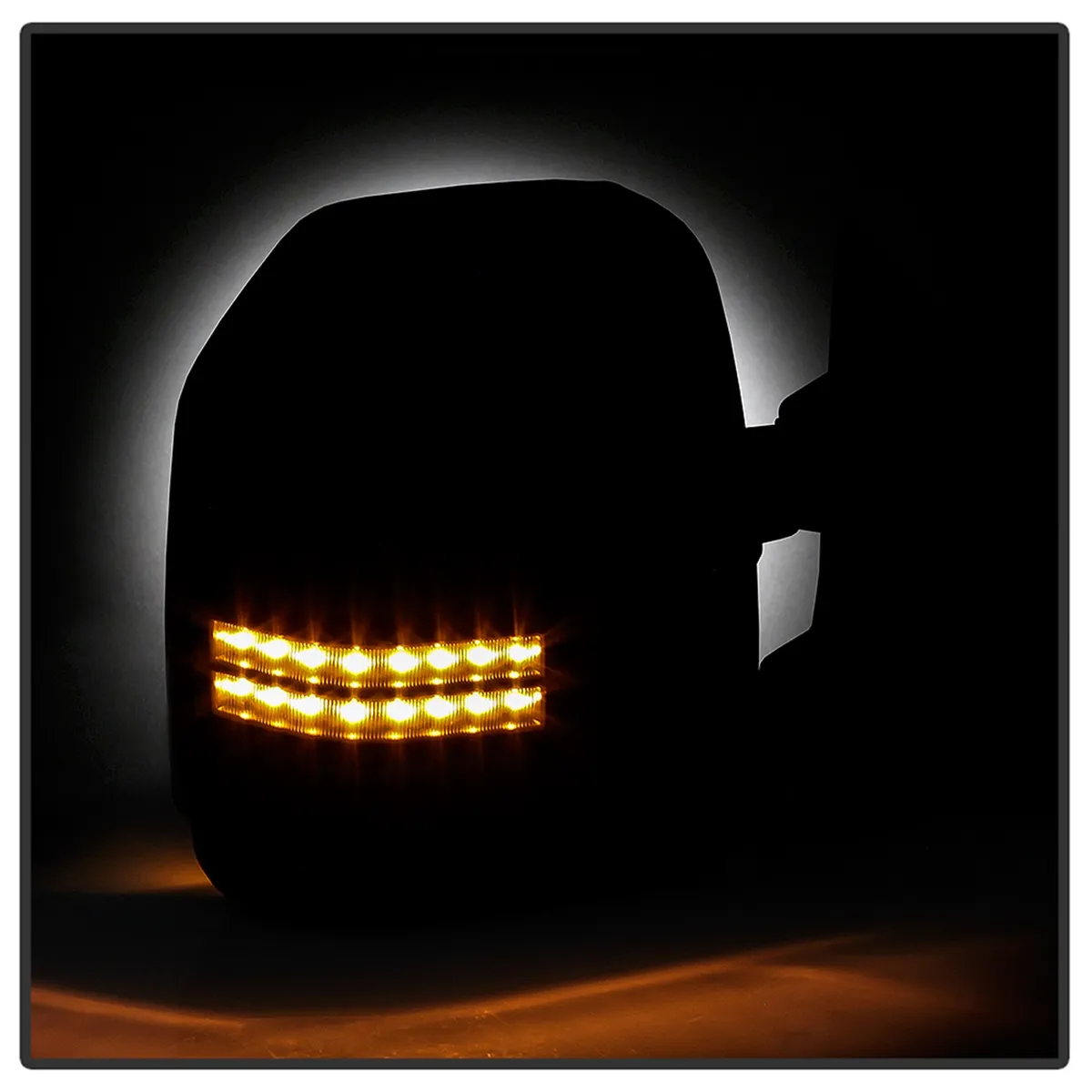 9907 Superduty g4 Power Heated Sequential LED Signal Telescoping Mirrors Smoke product image