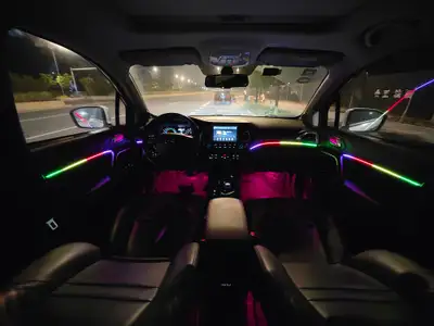 Stinger Off-Road Colortrail 18-Pc RGB LED Interior Strip Lighting Kit, 4-Door Vehicle by Race Sport Lighting - Enlight10 App Compatible