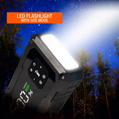 Mile Marker Aire Portable Jump Starter and 150 PSI Digital Air Compressor Mile Marker