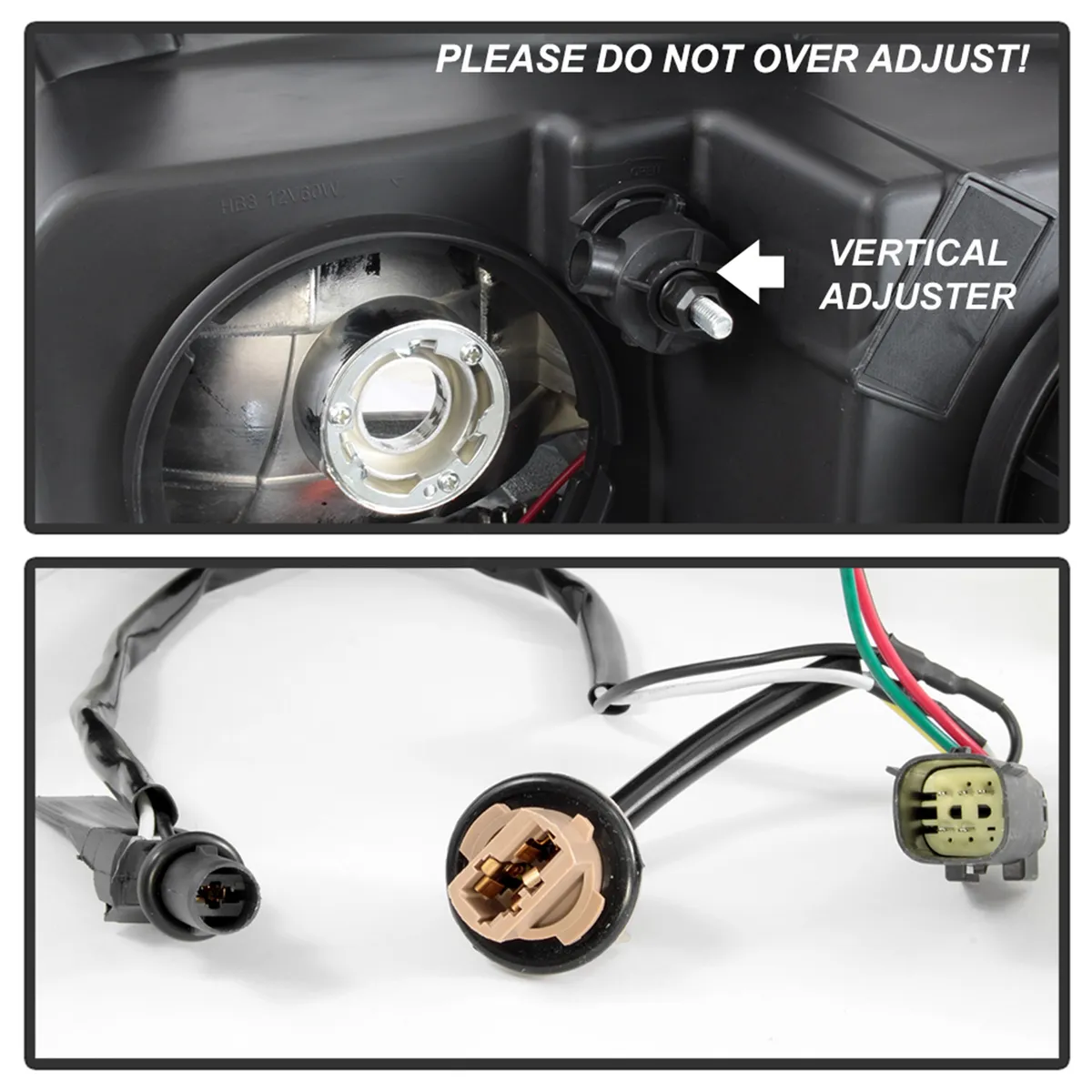 XTune Headlight; Left; OEM; Halogen Models Only; Not For Use w/Xenon/HID/Projector Models; product image