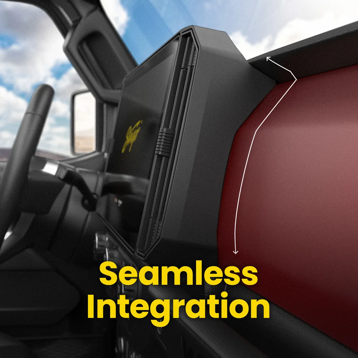 HORIZON12 Jeep Wrangler JL (2018-2023)/Gladiator JT (2020-2023) 12.8" Radio Plug-&-Play Kit product image