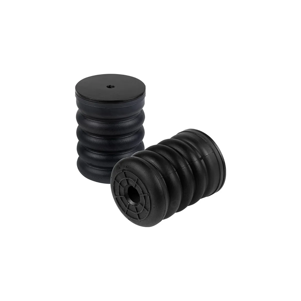 SumoSprings; Front Or Rear; Incl. One 1 in. Spacers; For Fabricators And Custom Applications; One Piece Hollow Center; 1500 lbs. At 50 Percent Compression; Black; product image