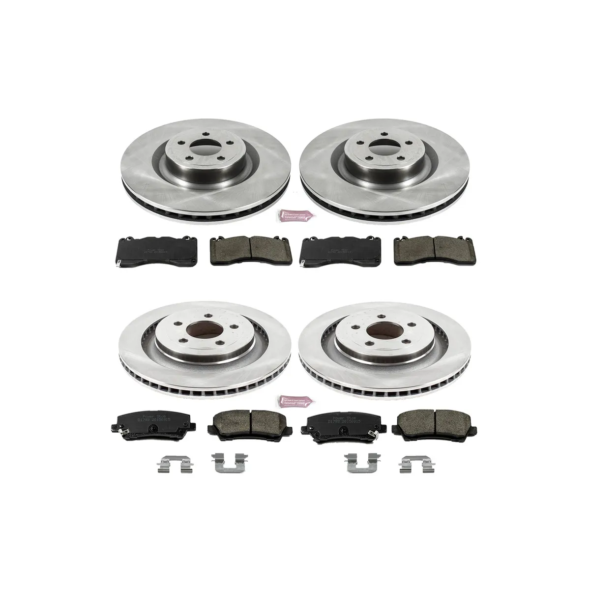 Z17 Direct Replacement Kit: Rotors; Ceramic Pads W/Hardware product image