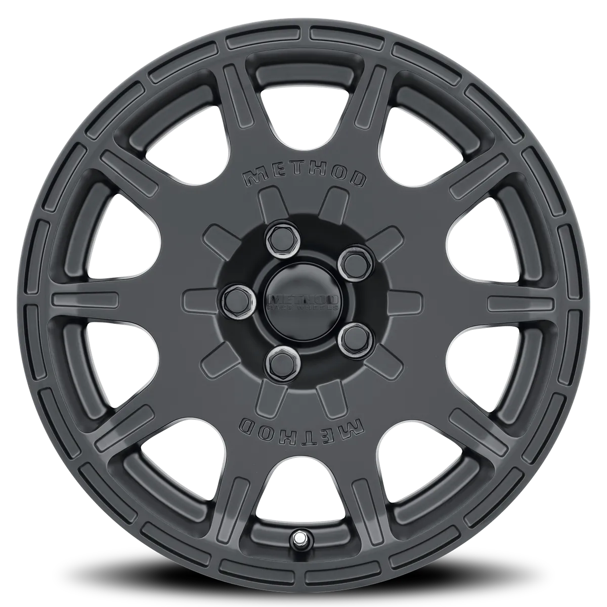 Aluminum Wheels 15x7 Rally VT-Spec MR502 Bolt Pattern 5 On 100 Offset 15 Lip Size 0 Matte Black MB Method product image
