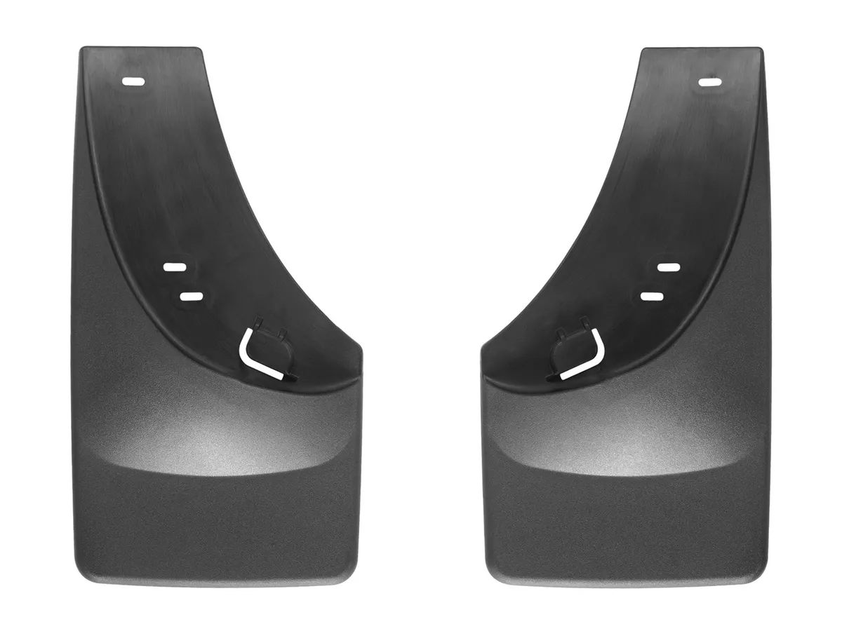 1999 - 2006 Chevrolet Silverado Black No Drill MudFlaps with Flares / 2001 - 2007 Chevrolet Silverado 1500/2500/3500 Black No Drill MudFlaps with Flares / 2007 Chevrolet Silverado Classic Black No Drill MudFlaps with Flares product image