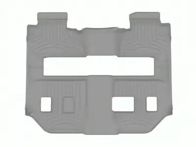 Weathertech FloorLiner™ HP; Gray; Rear and Third Row;