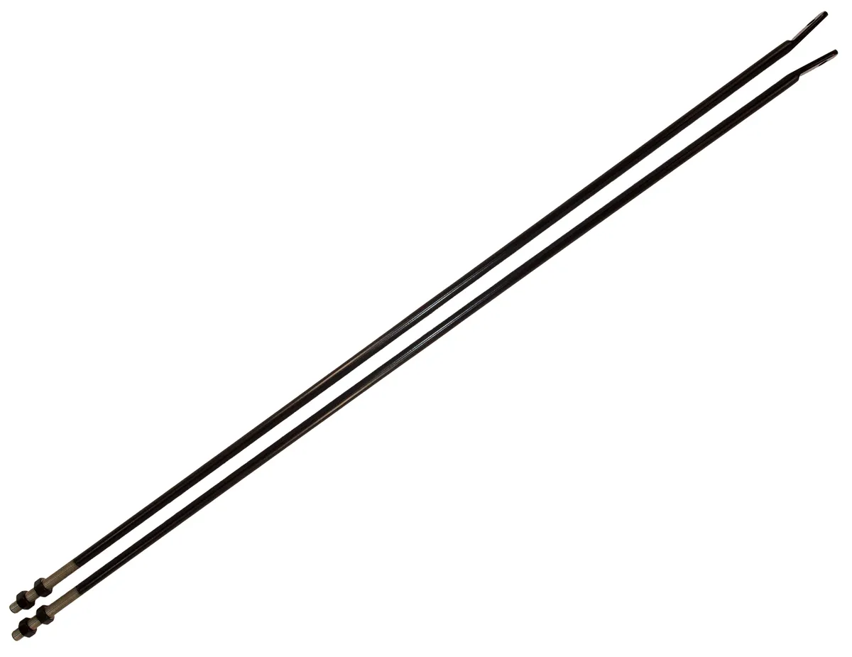 7286 Cj5/7686 Cj7/8186 Cj8 Cowl to Grill Support Struts Stainless Steel product image