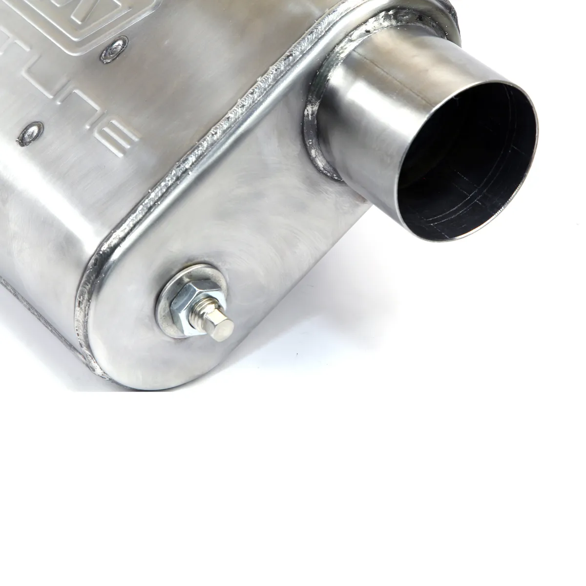 Bbk Performance Parts 31015 Universal 2-1/2 Varitune Adjustable Muffler Double Offset (439 Stainless) product image