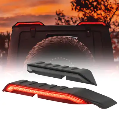 LED Factory Mart High Mount Brake Lights with Turn Signal & Reverse Lights For 07-18 Jeep Wrangler JK