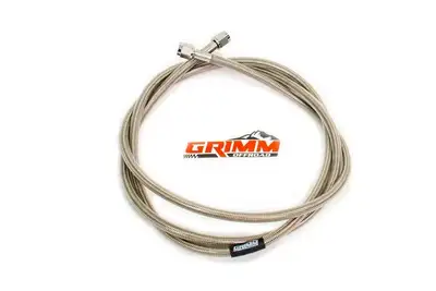 Grimm OffRoad Grimm Offroad Stainless Steel Braided Reinforced Air Hose, 80-inch