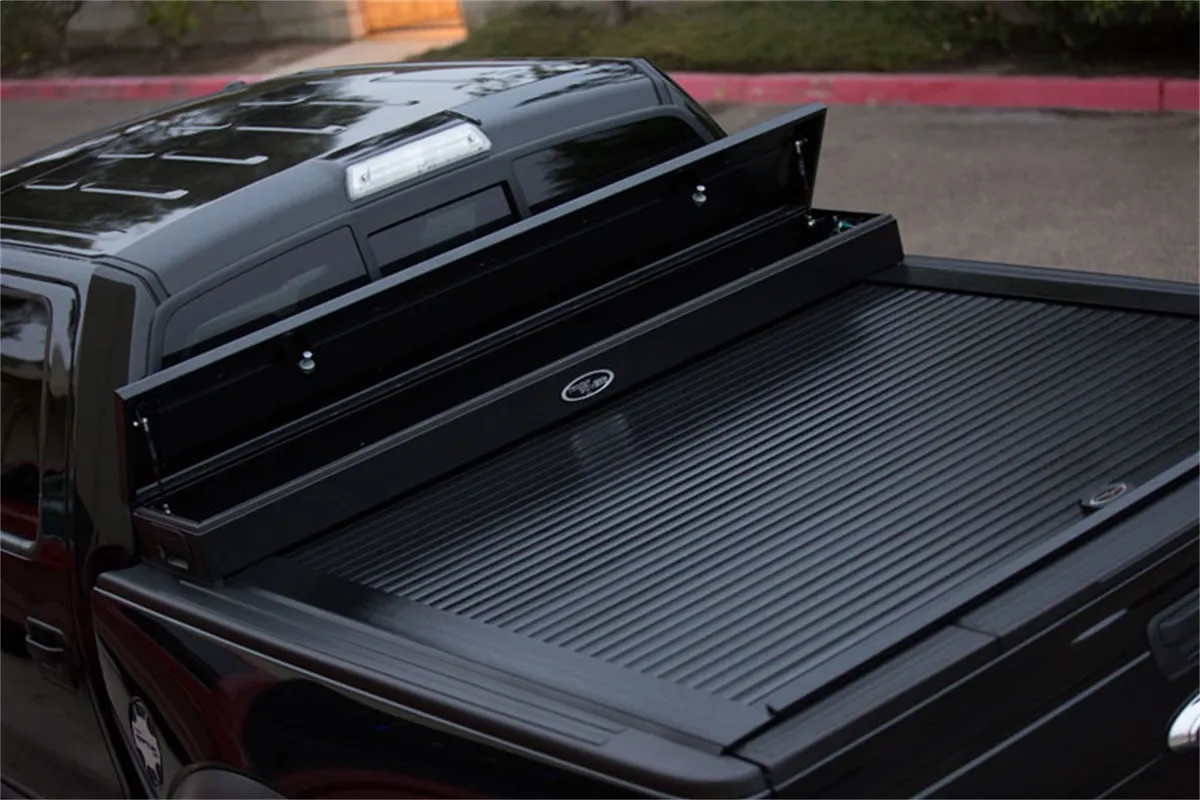 Truck Covers USA CRJR350 Junior Size Toolbox and Hard Retractable Roll-up Tonneau Cover Combination product image