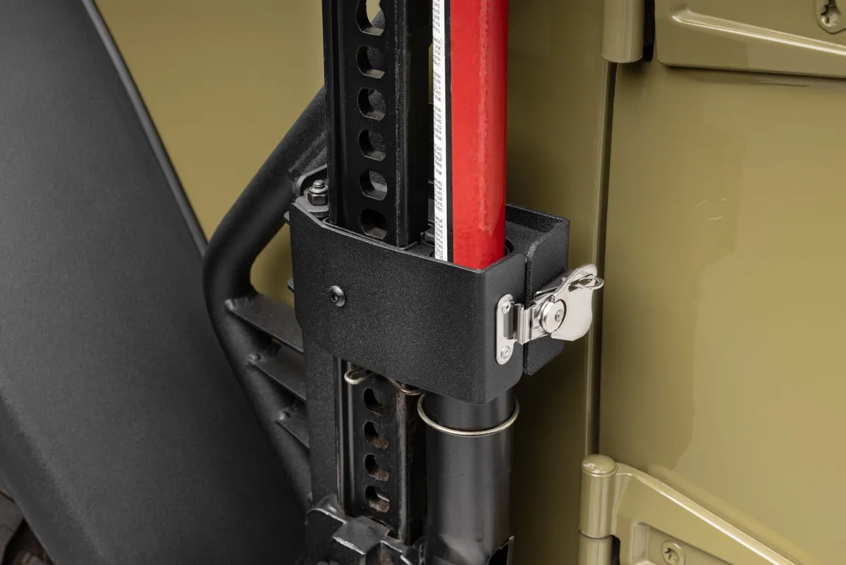 0718 Wrangler Hood Cowl/Lower Rocker no OE Rock Slider Hilift Jack Mount Txt Blk product image