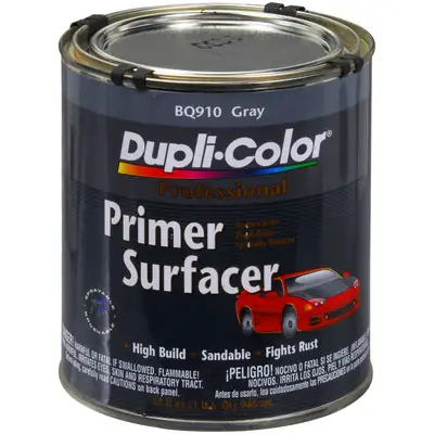 Dupli-Color Primer Surfacer; Gray; 32 Oz. Quart