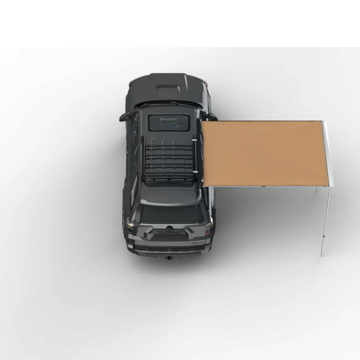 Truck or Car Awning, 6.5x8 Feet, Poly-Cotton Ripstop Fabric, Tan product image