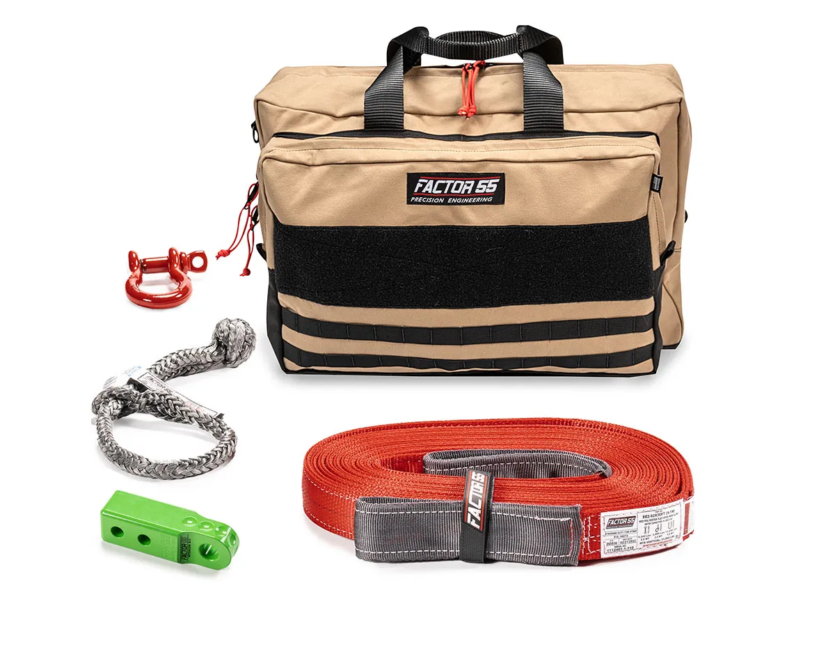 Factor 55 00485-08-Large Owyhee Recovery Kit (Green Hitchlink And Large Bag) product image