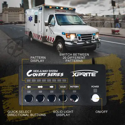 Xprite LED Hideaway Strobe Lights | Covert Series