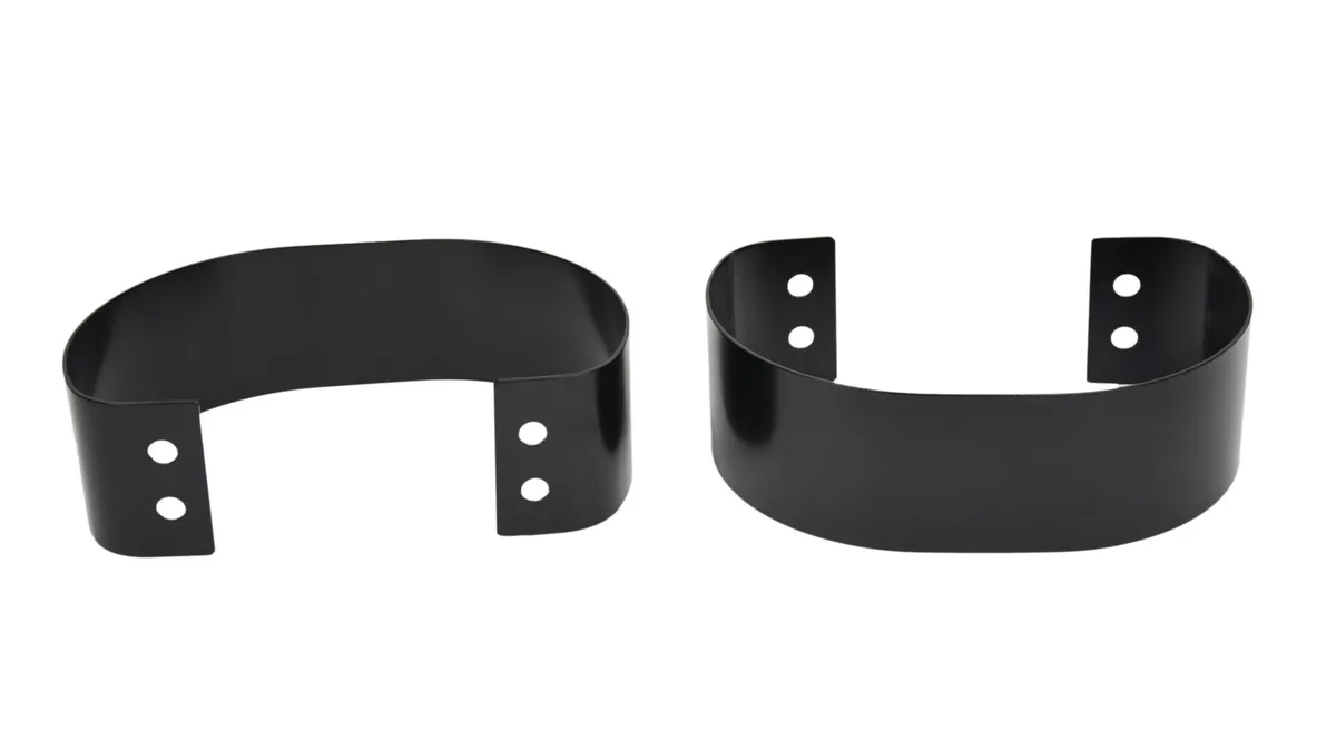 Jeep CJ/YJ Bumperettes Pair 76-95 CJ and Wrangler YJ Powdercoat Black Kentrol product image