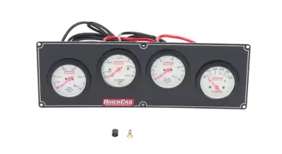 Quickcar Racing 4 Gauge Extreme Panel OP/WT/FP/VT