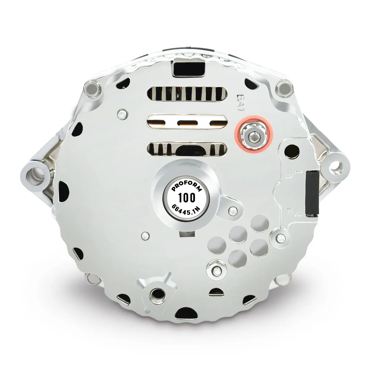 Alternator 100 AMP GM 1 Wire Style Machined Pulley Chrome Finish Proform product image