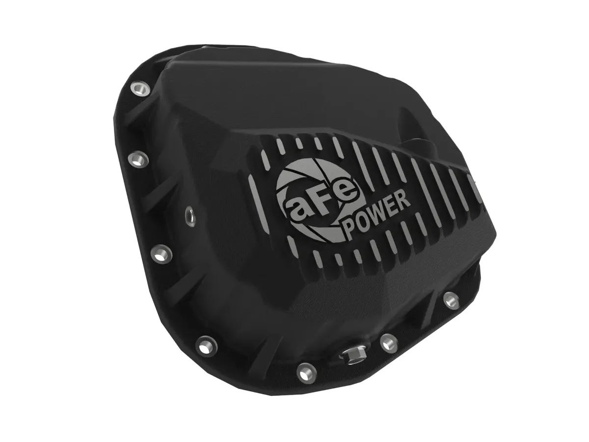 aFe POWER Pro Series Rear Differential Cover Black w/ Machined Fins Ford F-150/Raptor 97-23 (9.75-12) product image