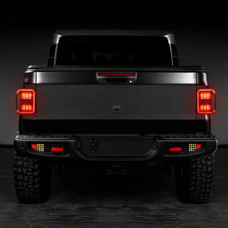 "jt Aurora Bundle - 9"" LED RGB Halo Headlights, RGB Fogs, Tail Lights For Jeep Gladiator Jt" product image