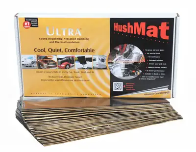 Hushmat Hushmat Ultra Bulk Kit 30 12in x 23in Sheets 58 Sq.ft. Black