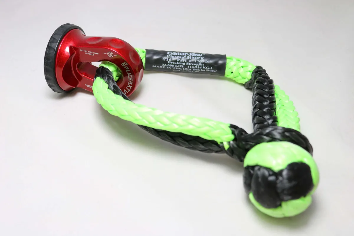 Factor 55 00355-01 Splicer Xtv 3/16-1/4 Synthetic Rope Splice-On Shackle Mount -- Red product image