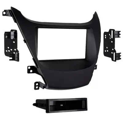 Metra Electronics Custom Fit Mounting Kit; ISO DIN Radio Provision w/Pocket; Incl.: Radio Trim Panel/Brackets/Pocket/Screws;