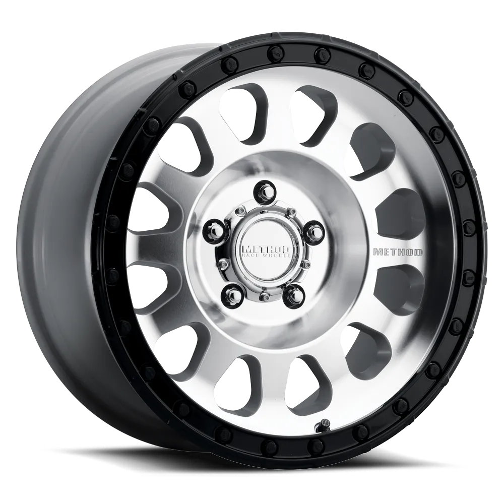 Method Race Wheels Method Race Wheels MR315 17x9 -12mm Offset 5x5 71.5mm Centerbore Machined - Gloss Black Lip MR315790501612N