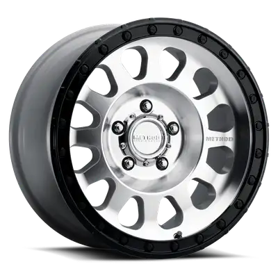 Method Race Wheels Method Race Wheels MR315 17x8.5 0mm Offset 8x170 130.81mm Centerbore Machined - Gloss Black Lip MR315785871600