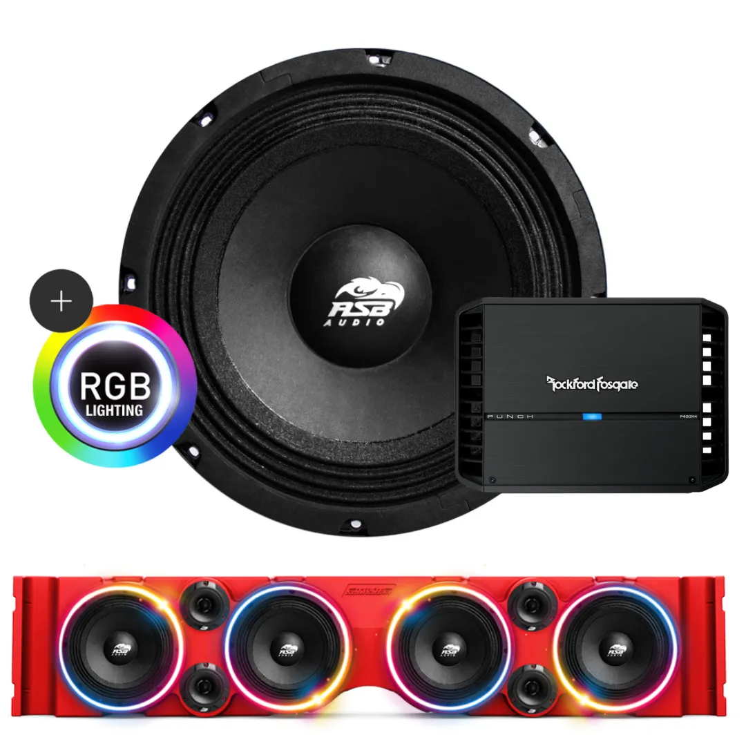 TJ/YJ American SoundBar Package (Red) product image