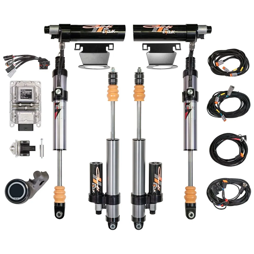 Carli 14-18 RAM 2500 4x4 Diesel Eventure 2.5" rr Front & Rear Shock Pkg 3.25" Lift Res Mounts & Brake Line Tabs product image