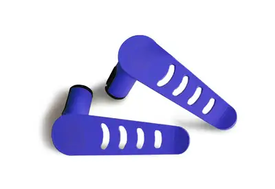 Steinjager Exterior Accessories 2018 to Present Foot Pegs Metal with Poly Dampener Southwest Blue