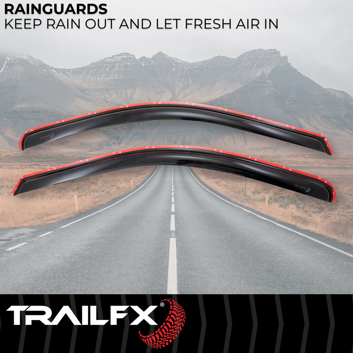 Tfx Inchannel Wndw Vents Smoke 2pc product image